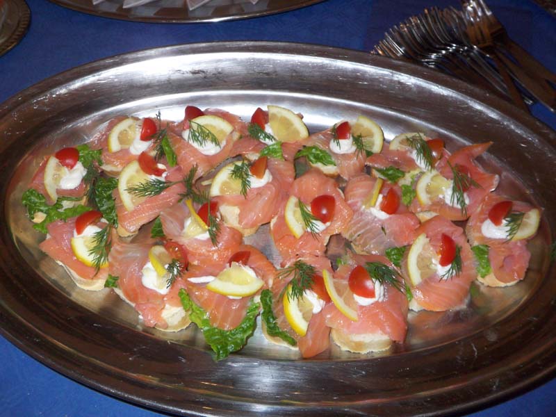 Lachs-Canape