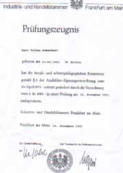 Ausbilderzeugnis